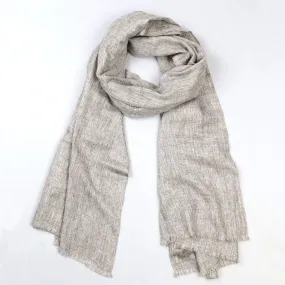 100% Cashmere Scarf in Grey