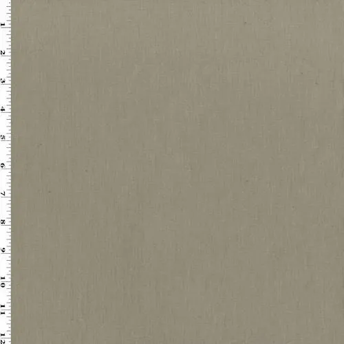 2 1/8 YD PC-Taupe Brown Slub Linen Blend Fabric