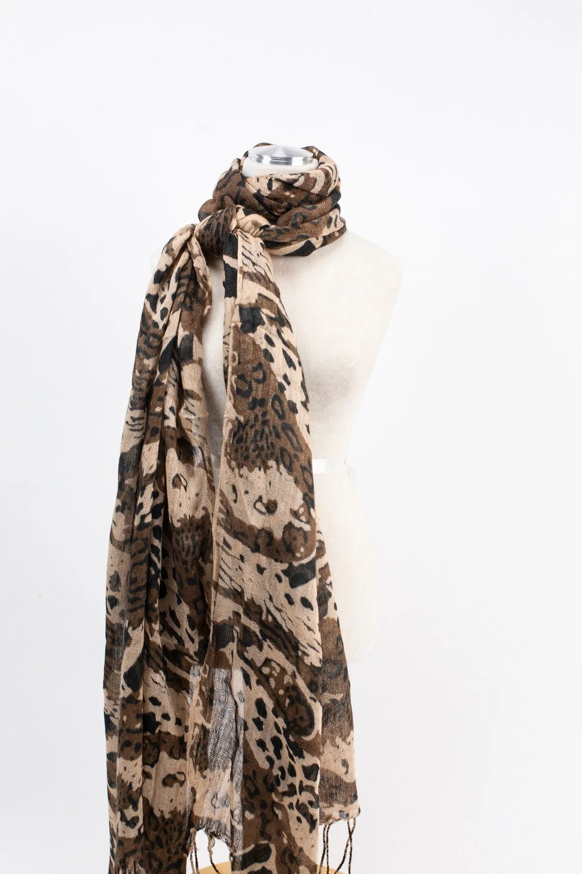 Animal Print Scarf