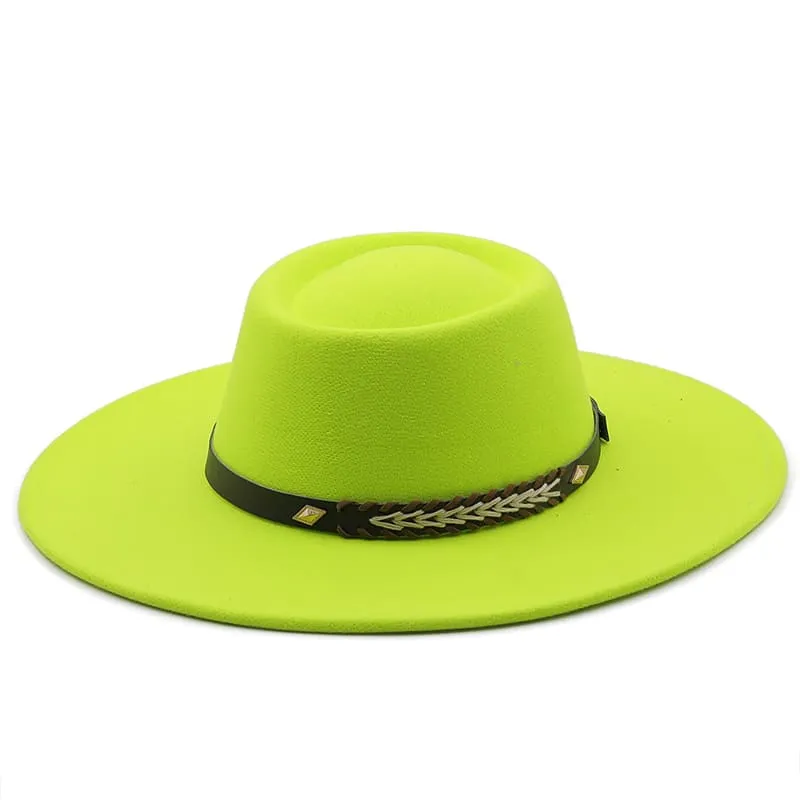 Atlanta Wide-Brimmed Porkpie Hat