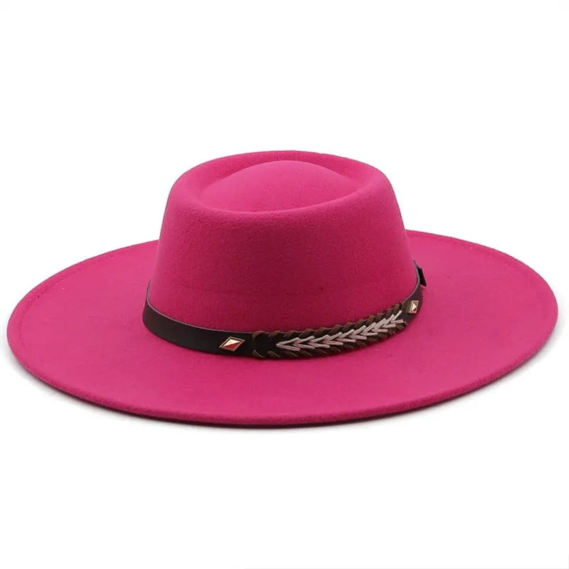 Atlanta Wide-Brimmed Porkpie Hat