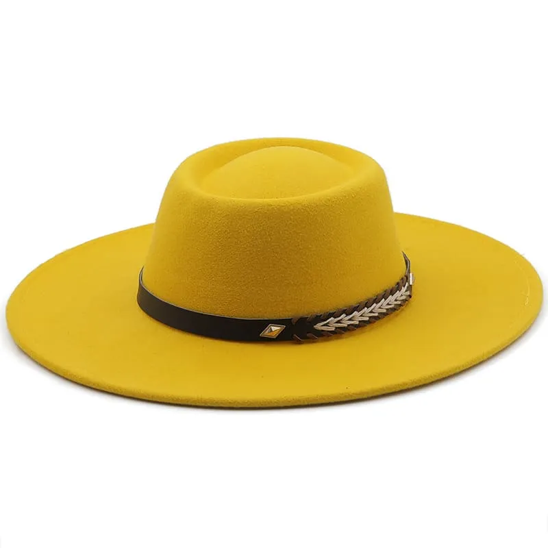 Atlanta Wide-Brimmed Porkpie Hat