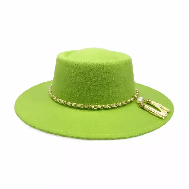 Besanzon Wide Brimmed Porkpie Hat