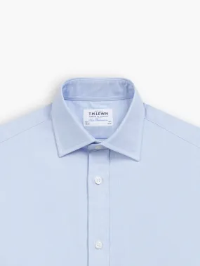 Blue Royal Oxford Slim Fit Double Cuff Classic Collar Shirt