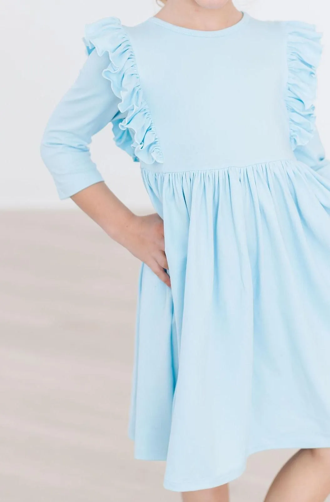 Bluebird 3/4 Ruffle Twirl Dress