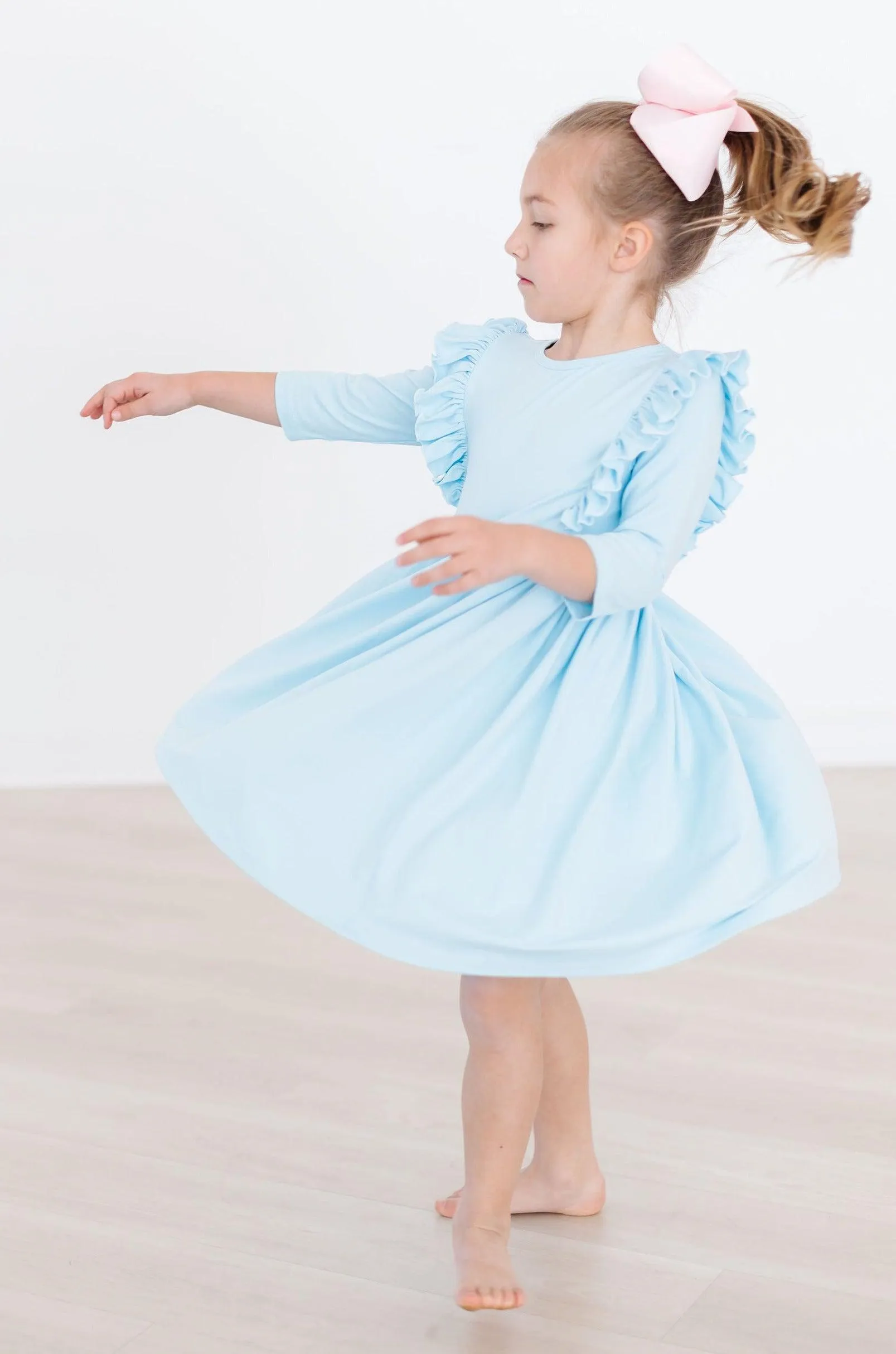 Bluebird 3/4 Ruffle Twirl Dress