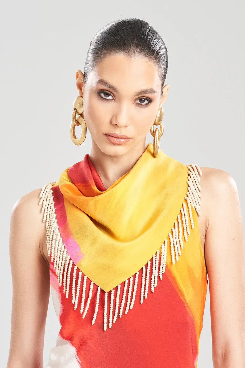 Bohol Fringe Silk Scraf