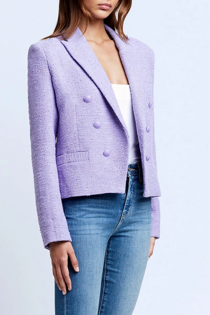 Brooke Double Breasted Crop Blazer