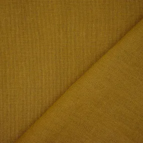 Brown Solid Linen Woven Shirting Fabric