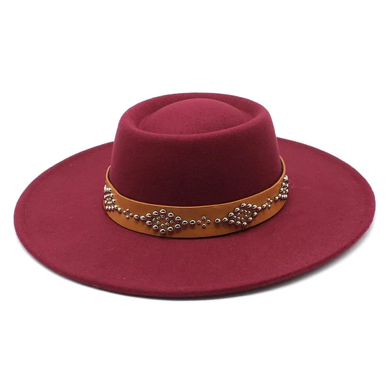 Bucchi Wide Brimmed Porkpie Hat