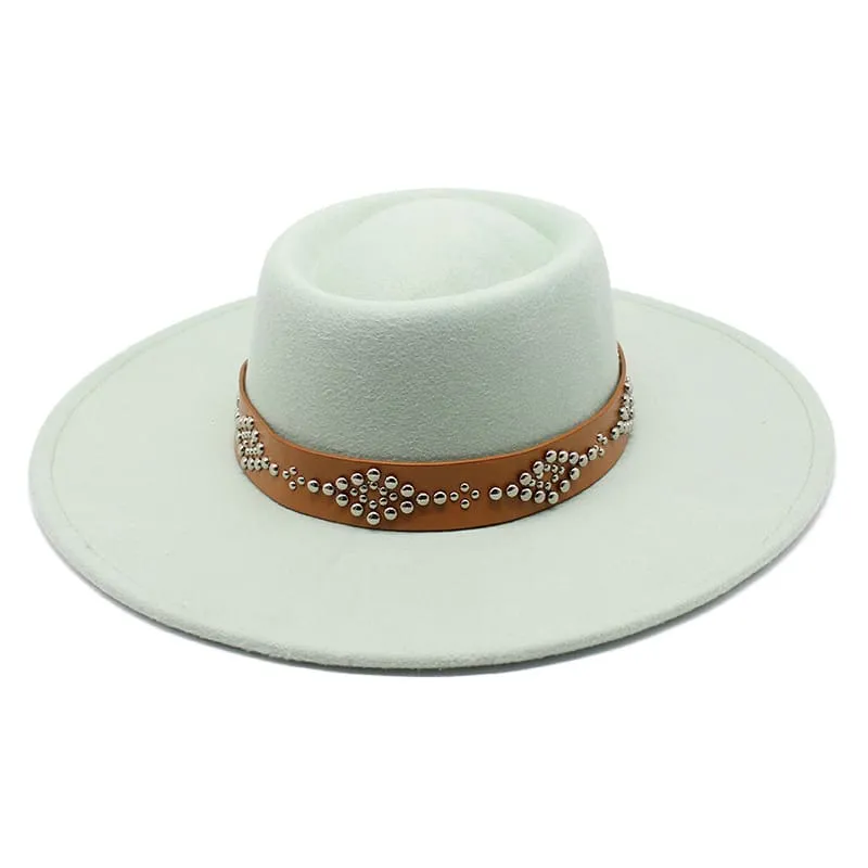 Bucchi Wide Brimmed Porkpie Hat