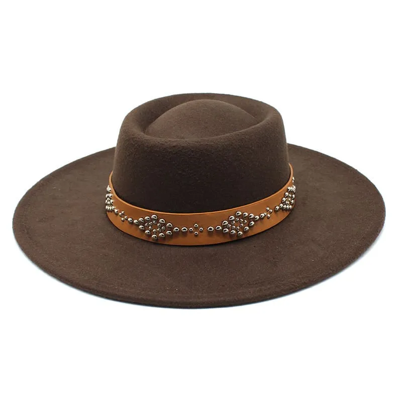 Bucchi Wide Brimmed Porkpie Hat