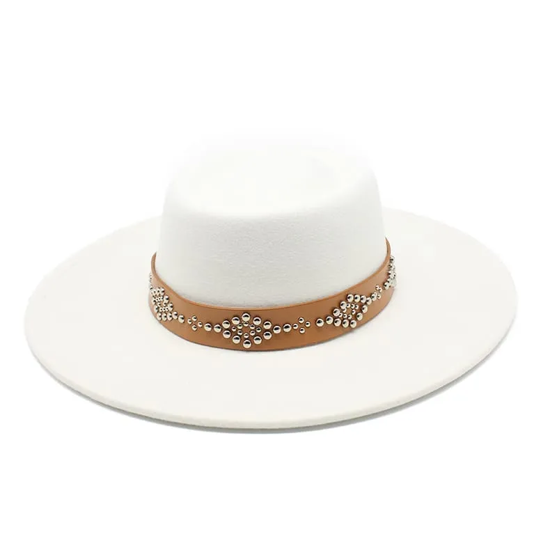 Bucchi Wide Brimmed Porkpie Hat