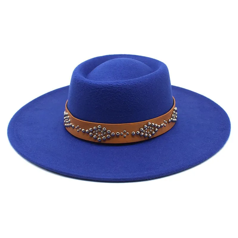 Bucchi Wide Brimmed Porkpie Hat