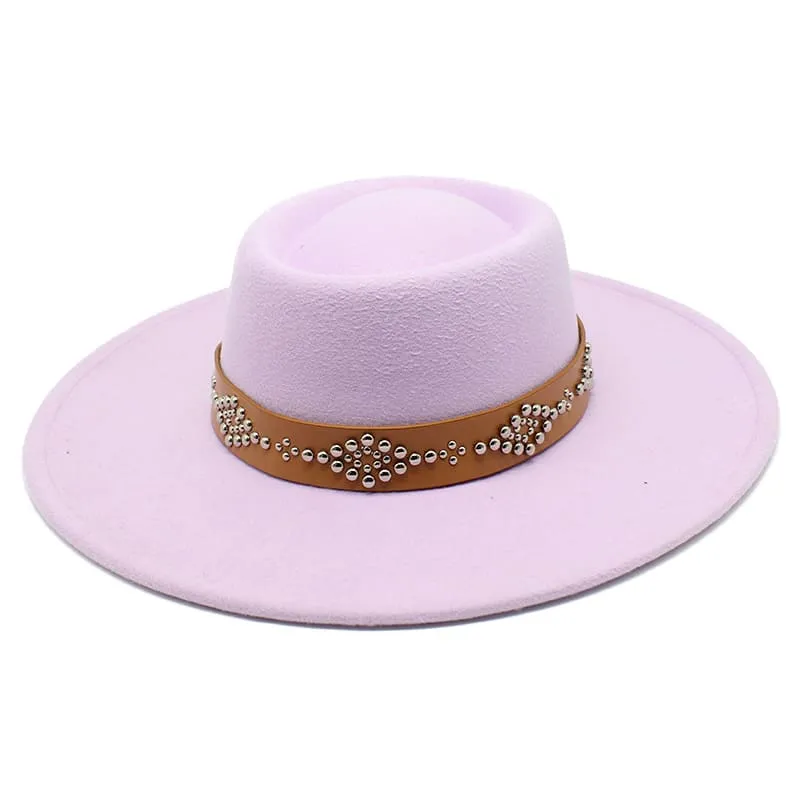 Bucchi Wide Brimmed Porkpie Hat