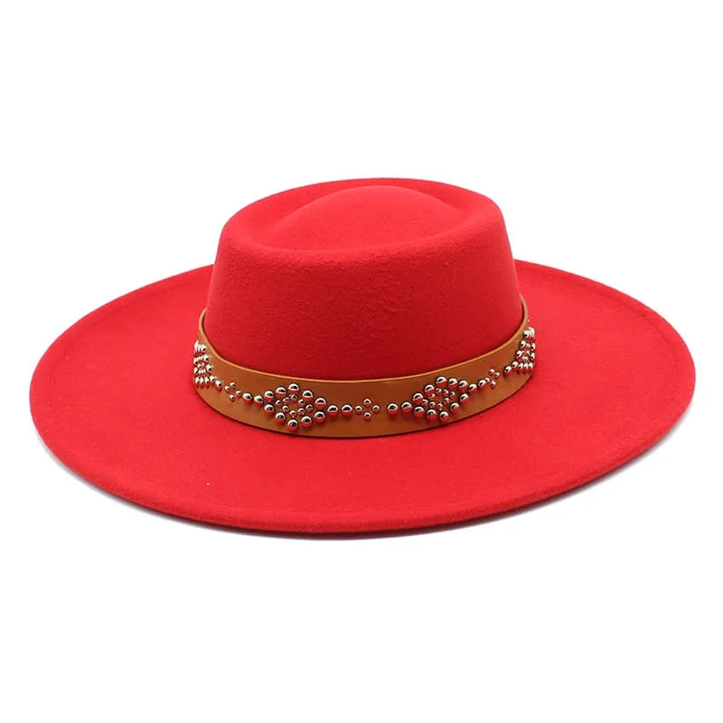 Bucchi Wide Brimmed Porkpie Hat