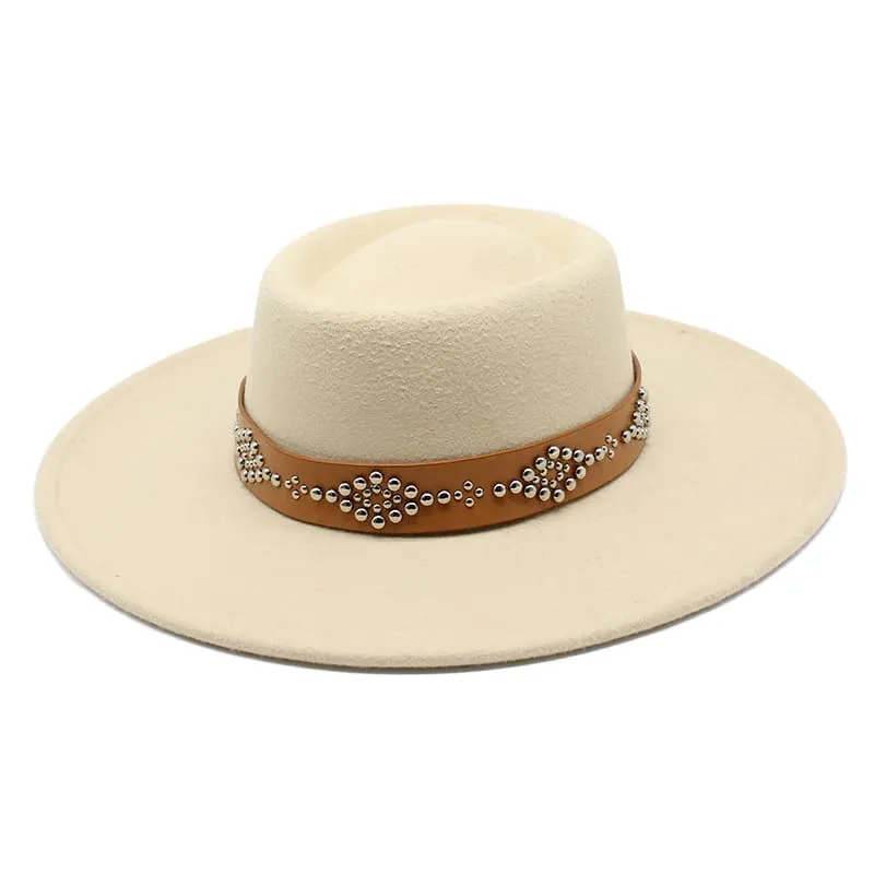 Bucchi Wide Brimmed Porkpie Hat