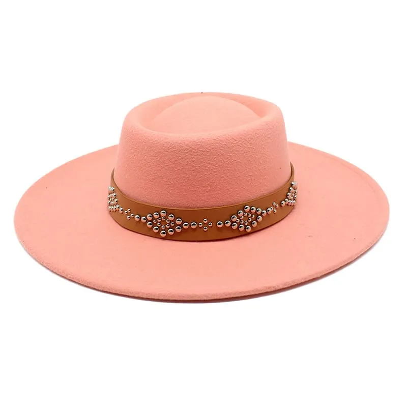 Bucchi Wide Brimmed Porkpie Hat