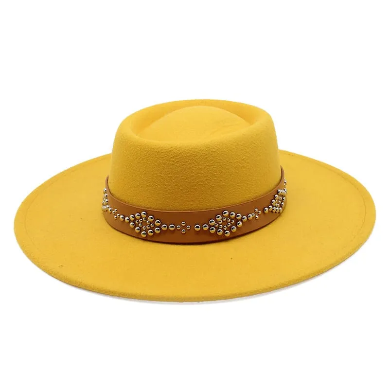 Bucchi Wide Brimmed Porkpie Hat