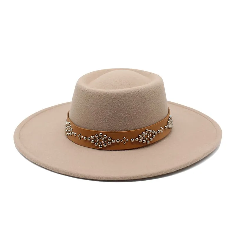 Bucchi Wide Brimmed Porkpie Hat