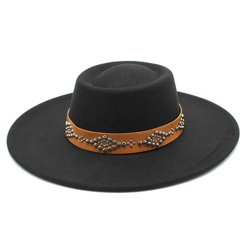 Bucchi Wide Brimmed Porkpie Hat