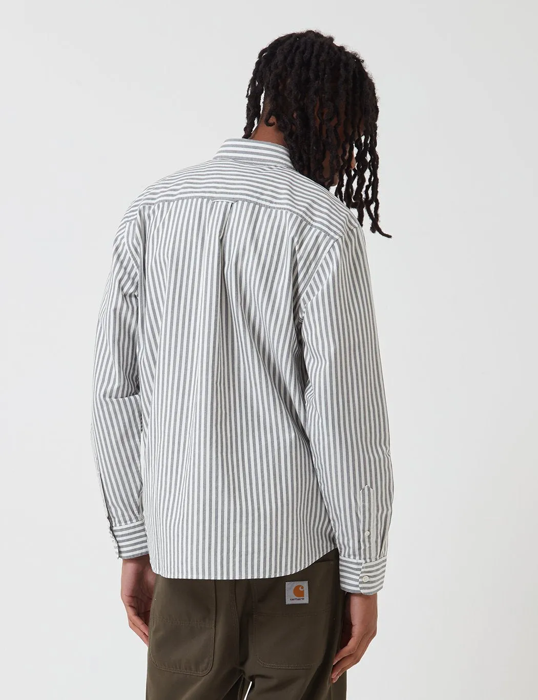 Carhartt-WIP Simon Shirt (Stripe) - Black