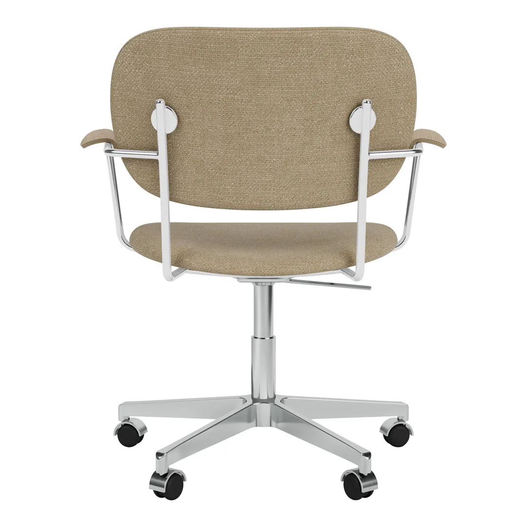 Co Office Armchair - Fully Upholstered - Swivel Base w/ Castors