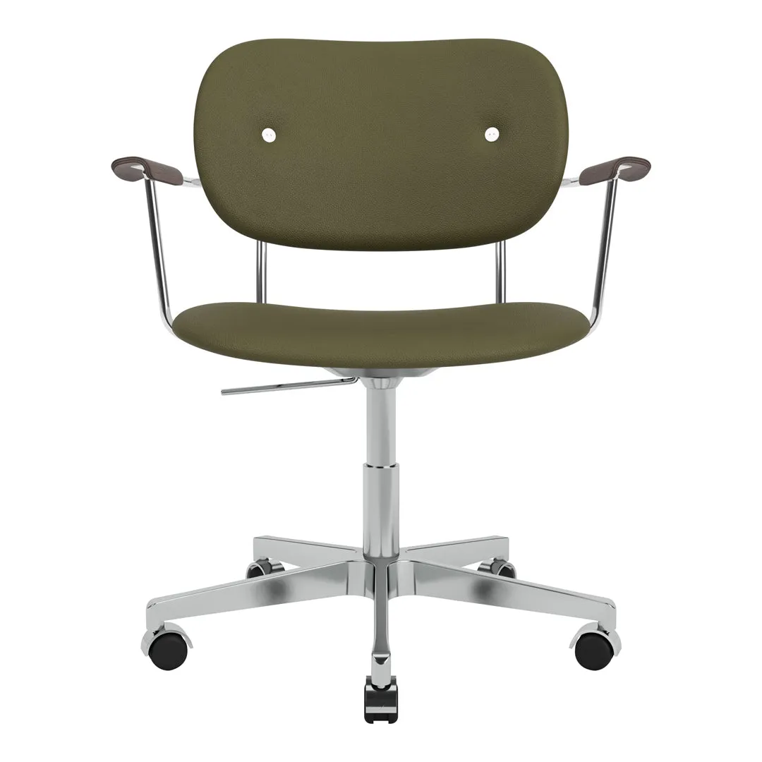 Co Office Armchair - Fully Upholstered - Swivel Base w/ Castors