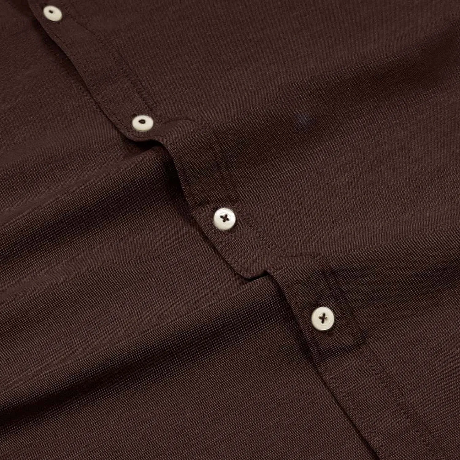 Cocoa Brown Oxford Shirt