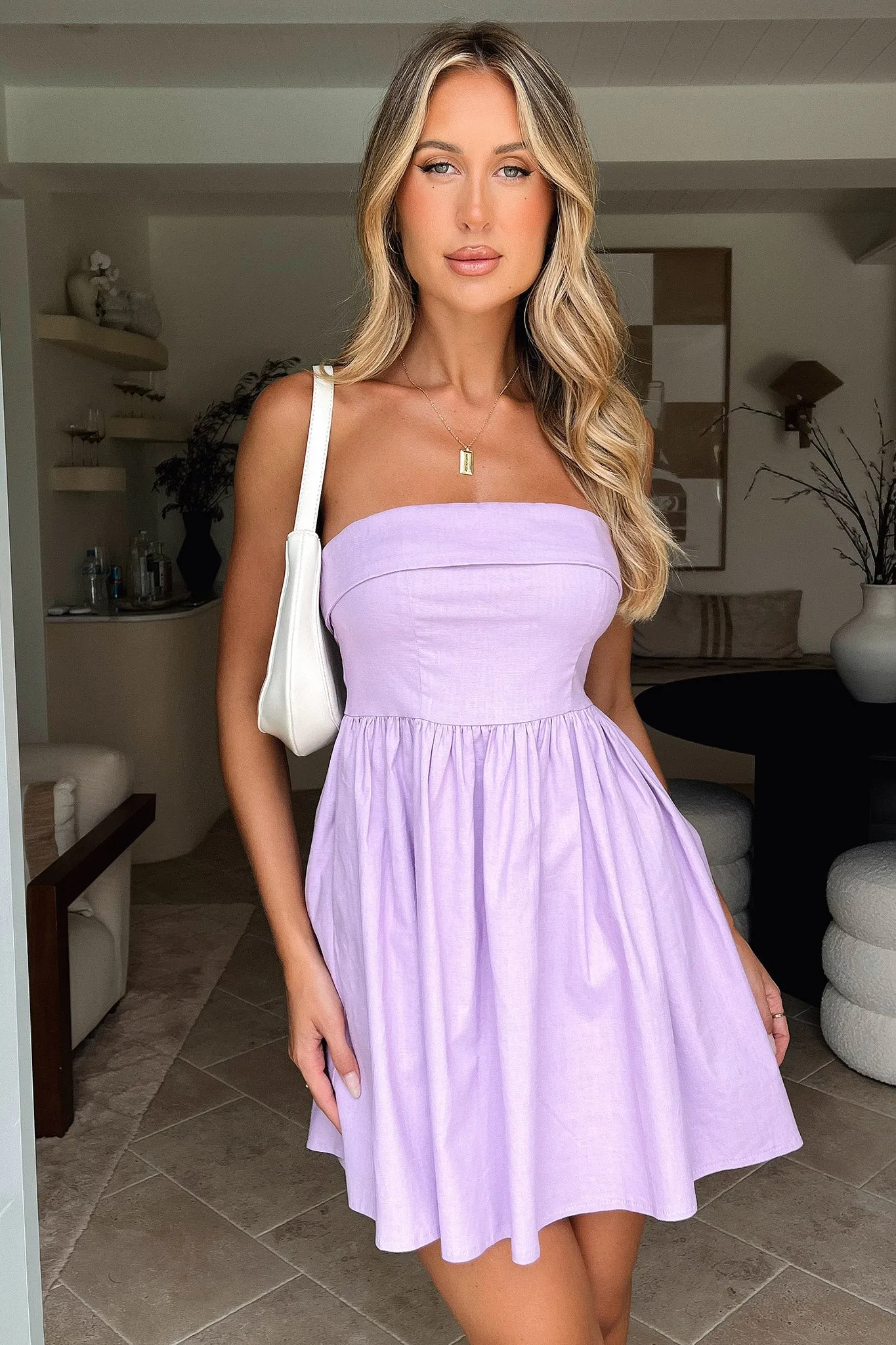 Cornell Mini Dress - Lilac