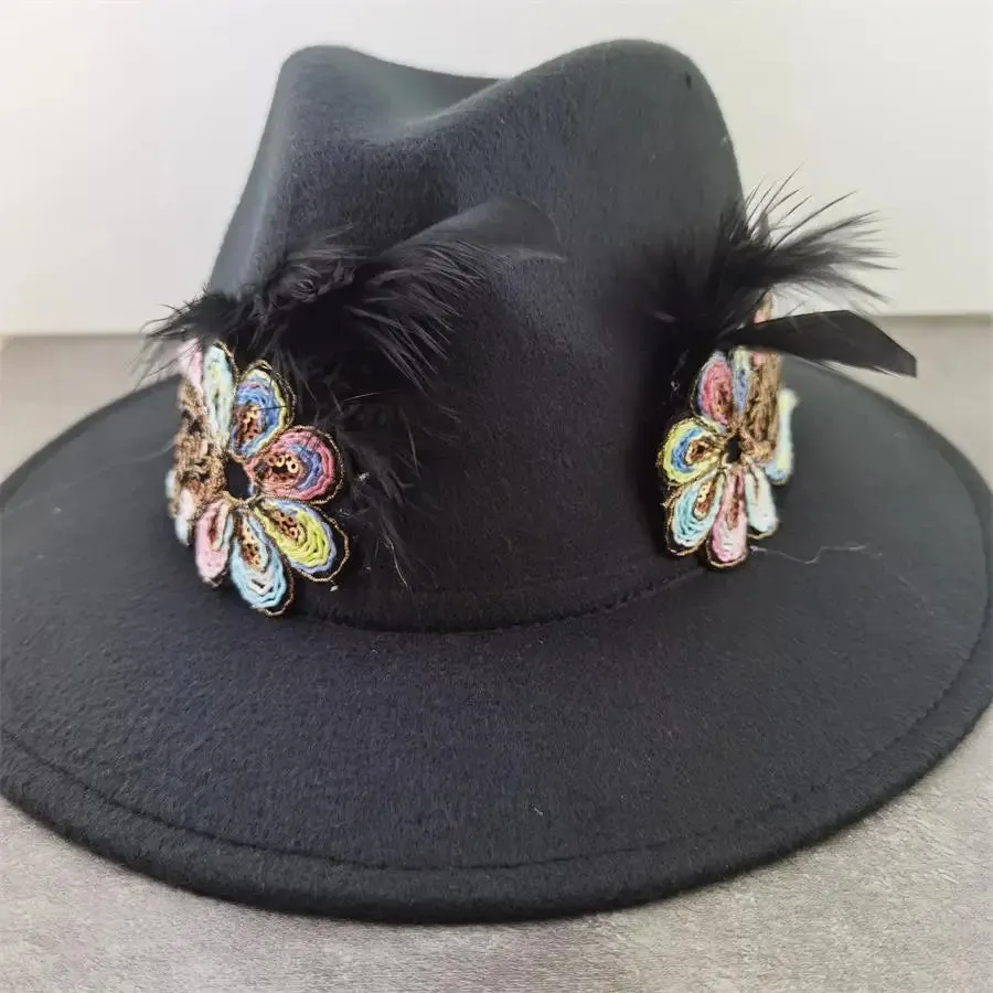 Country Western Stlye Boho Fedora Hats