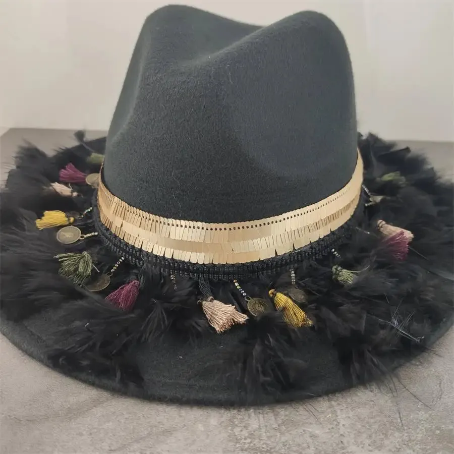 Country Western Stlye Boho Fedora Hats