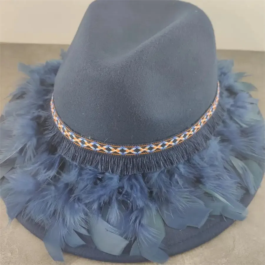 Country Western Stlye Boho Fedora Hats