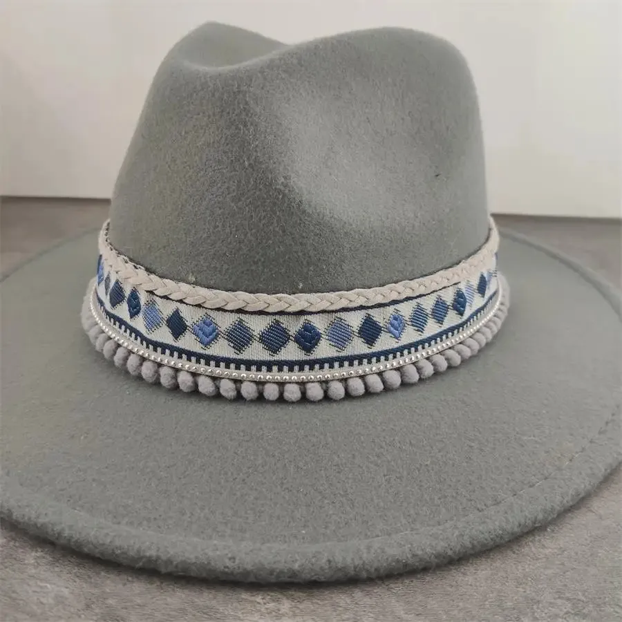 Country Western Stlye Boho Fedora Hats