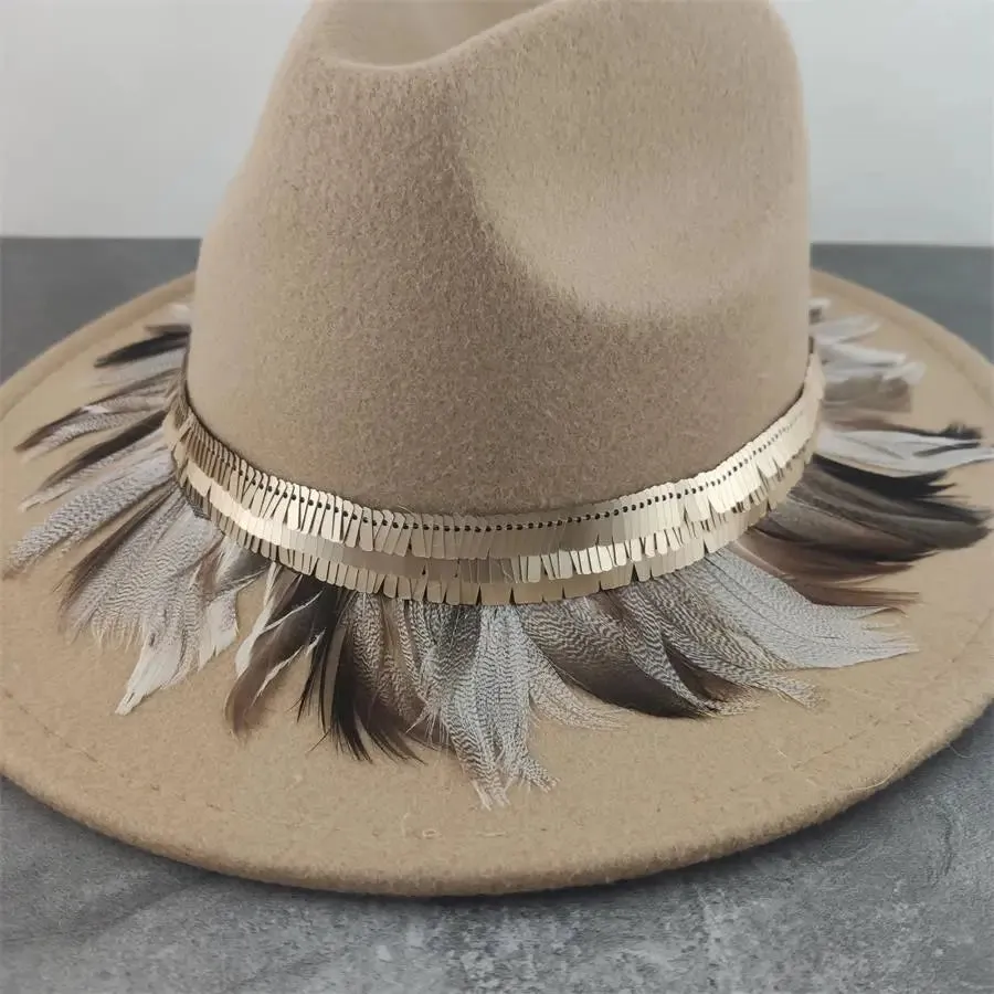 Country Western Stlye Boho Fedora Hats