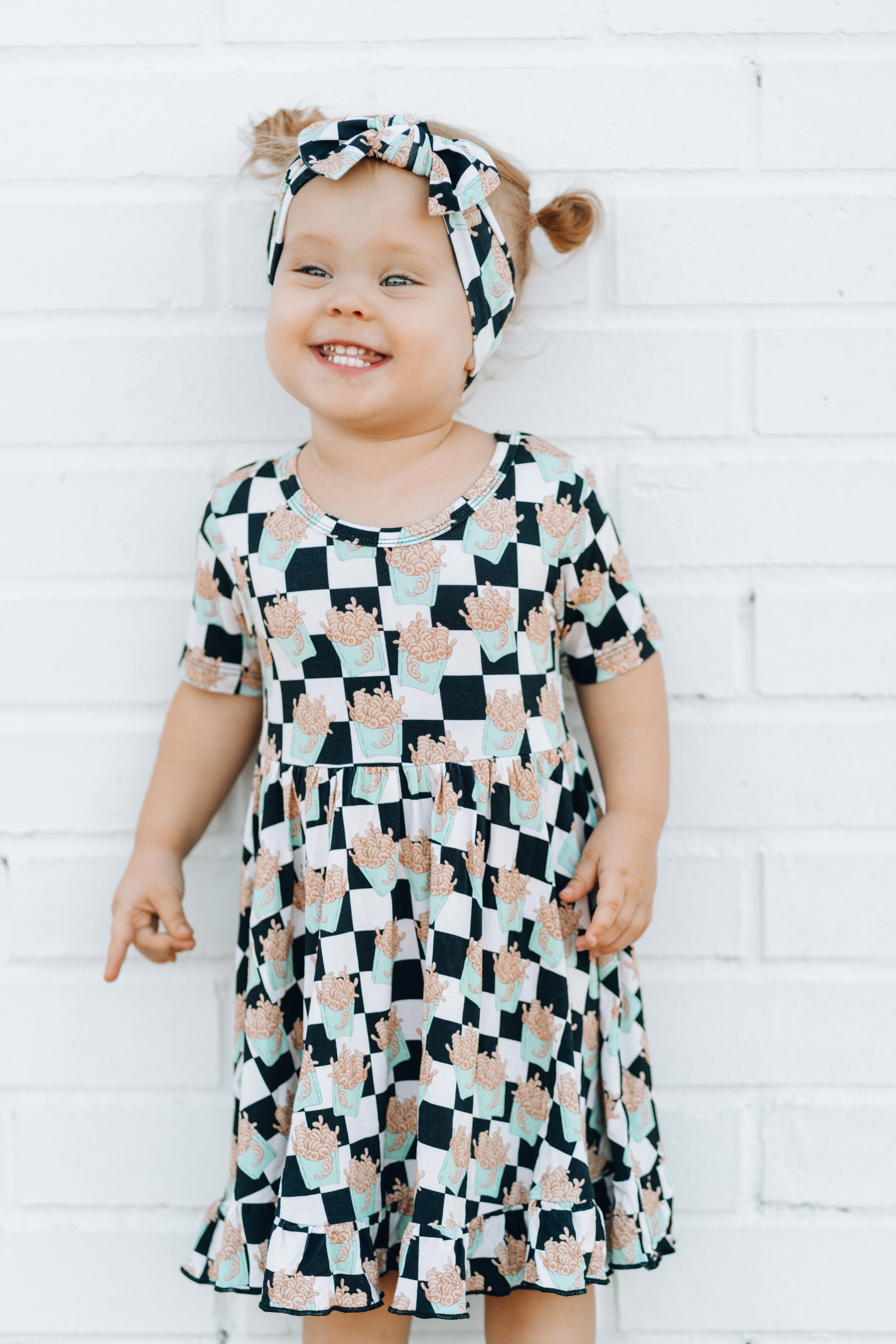 CURLY FRIES DREAM RUFFLE DRESS