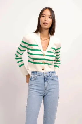 Dawson Double Breasted Cropped Blazer