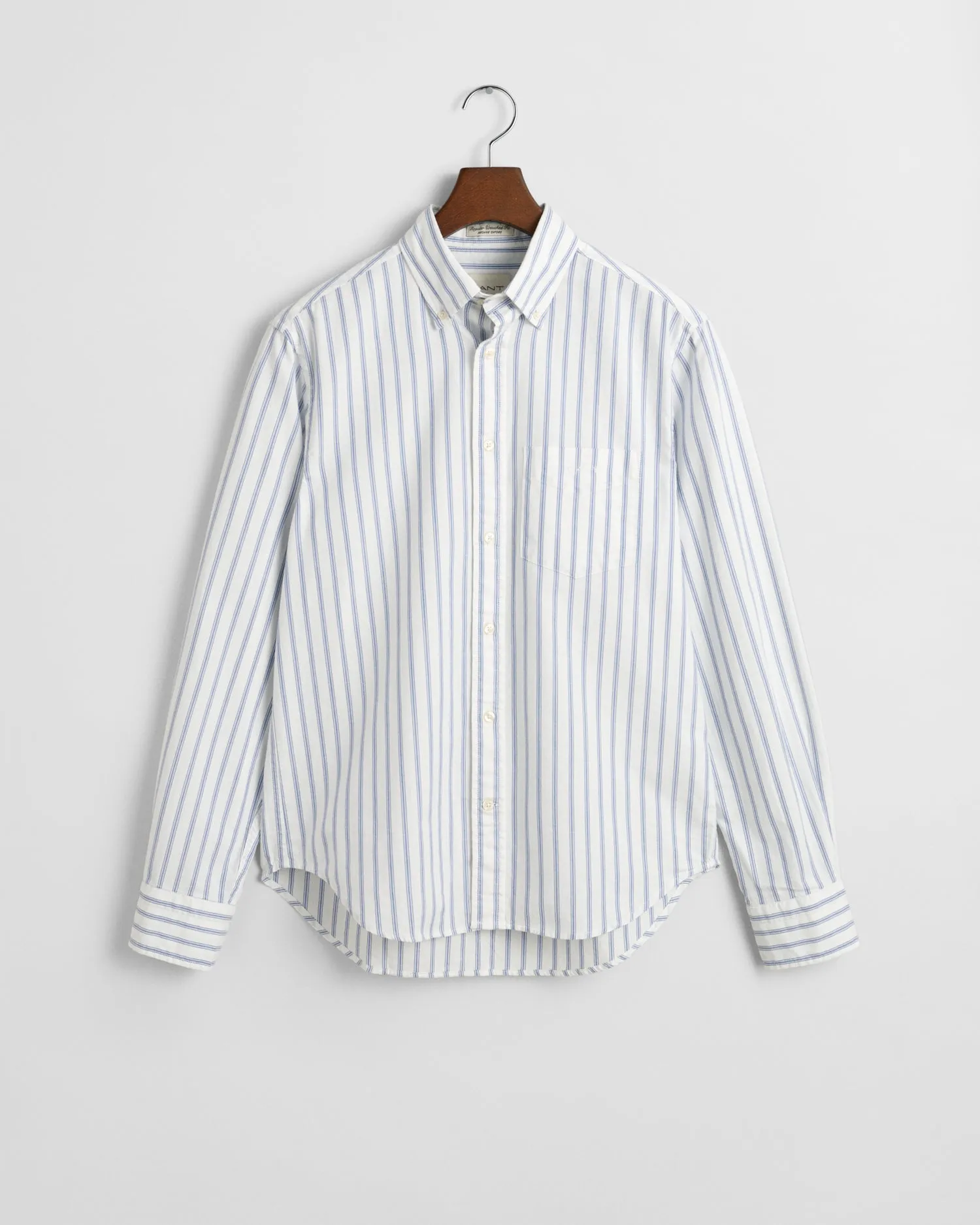 GANT - Regular Micro Print Shirt, Eggshell