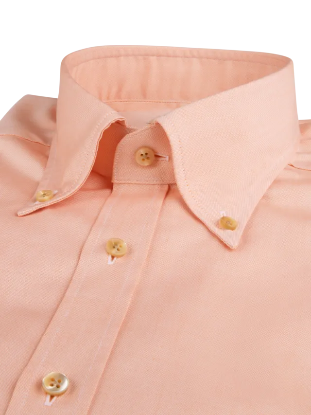 ID24340-Stenstroms Apricot Oxford Shirt