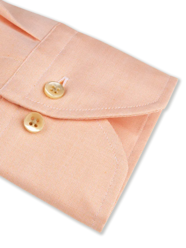 ID24340-Stenstroms Apricot Oxford Shirt