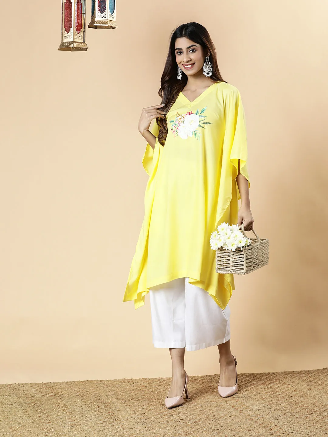 Lemon LongKurta - Chameli