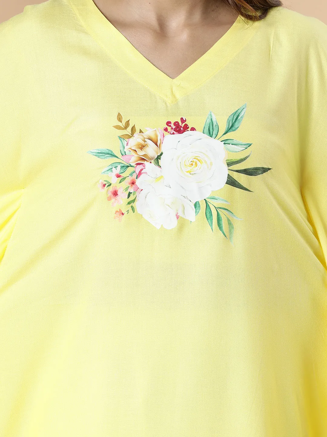 Lemon LongKurta - Chameli