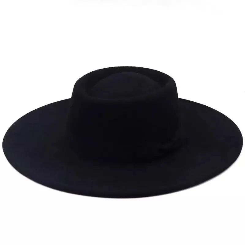 Lyss Wide Brimmed Porkpie Hat