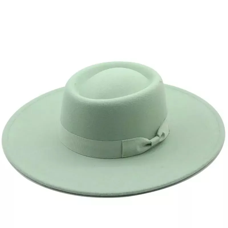 Lyss Wide Brimmed Porkpie Hat