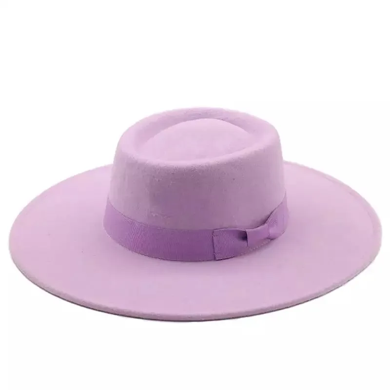 Lyss Wide Brimmed Porkpie Hat