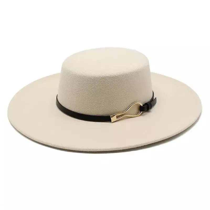 Malmedy Wide Brimmed Cotton Boater Hat