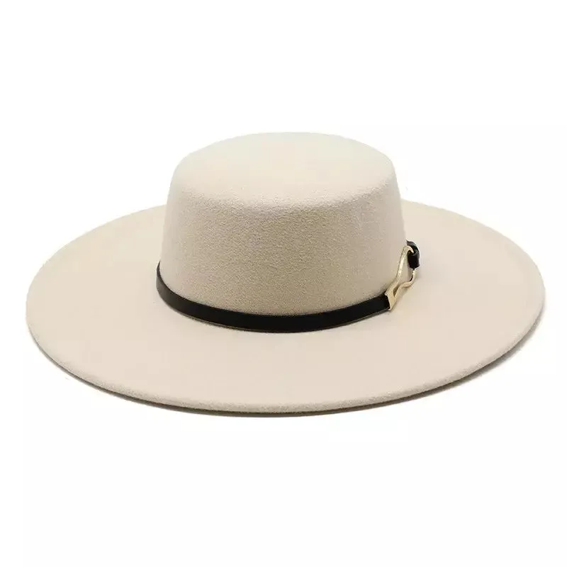 Malmedy Wide Brimmed Cotton Boater Hat