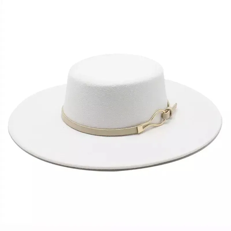 Malmedy Wide Brimmed Cotton Boater Hat