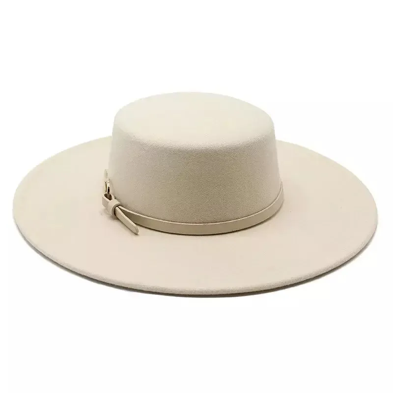 Malmedy Wide Brimmed Cotton Boater Hat