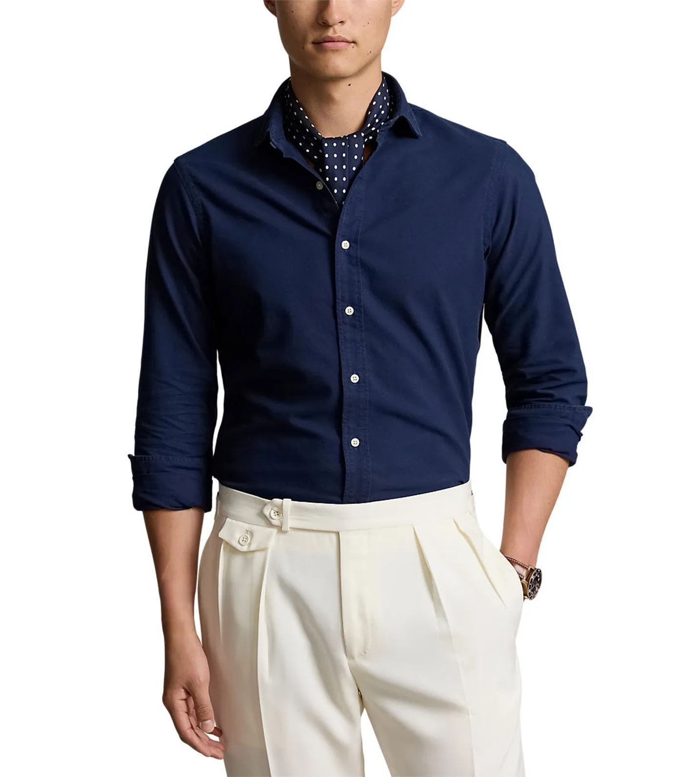 Men's Classic Fit Oxford Shirt Navy